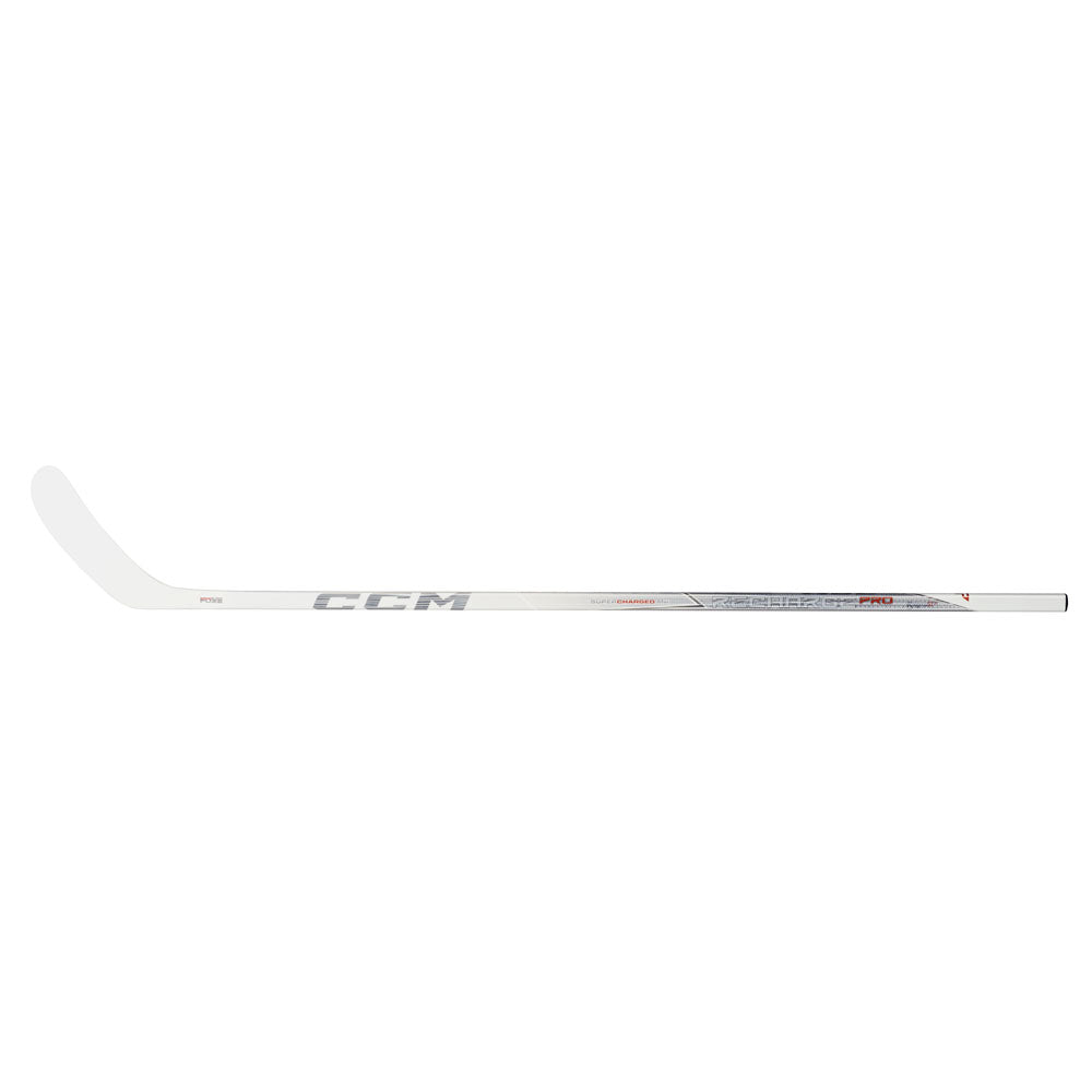 CCM Tacks Recharge Pro White Intermediate Hockey Stick