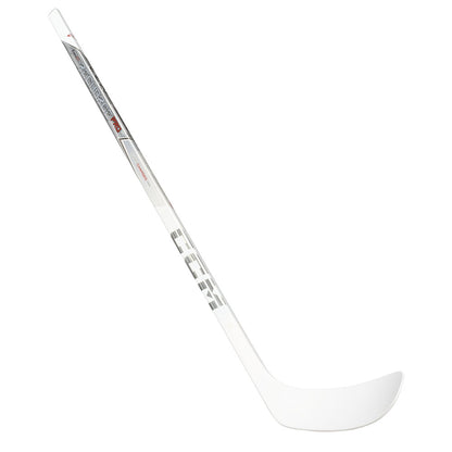 CCM Tacks Recharge Pro White Youth Hockey Stick