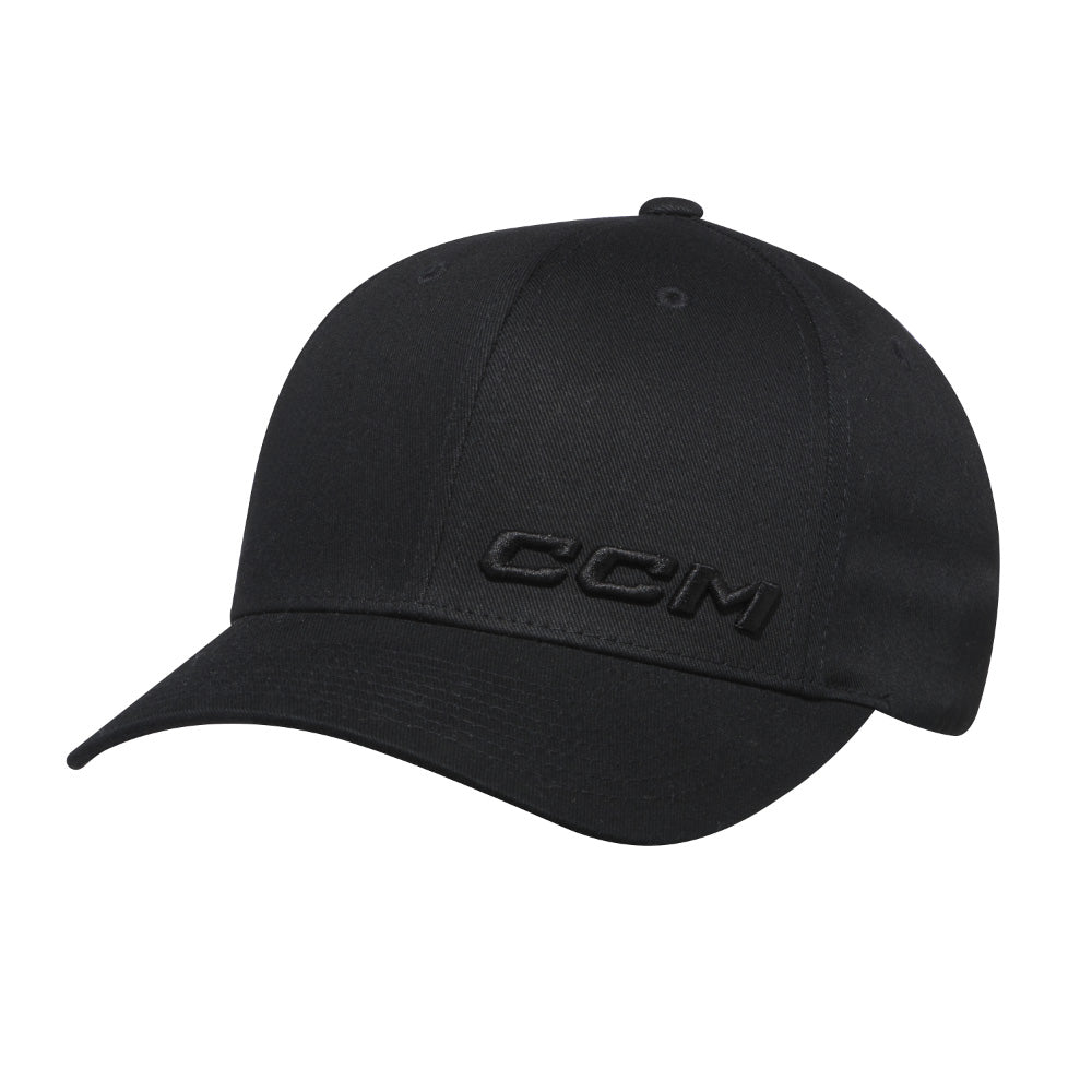 CCM CORE STRUCTURED YOUTH ADJUSTABLE BLACK HAT