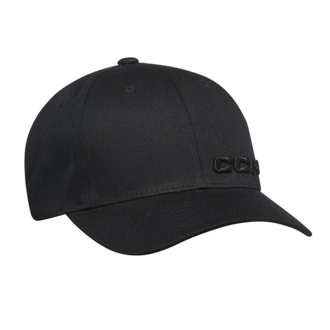 CCM CORE STRUCTURED YOUTH ADJUSTABLE BLACK HAT