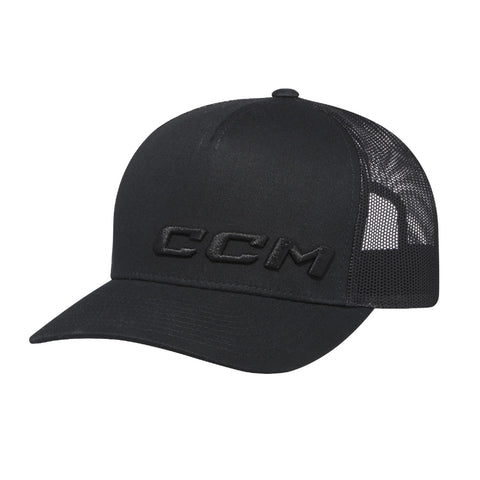 CCM YOUTH CORE MESHBACK BLACK TRUCKER HAT