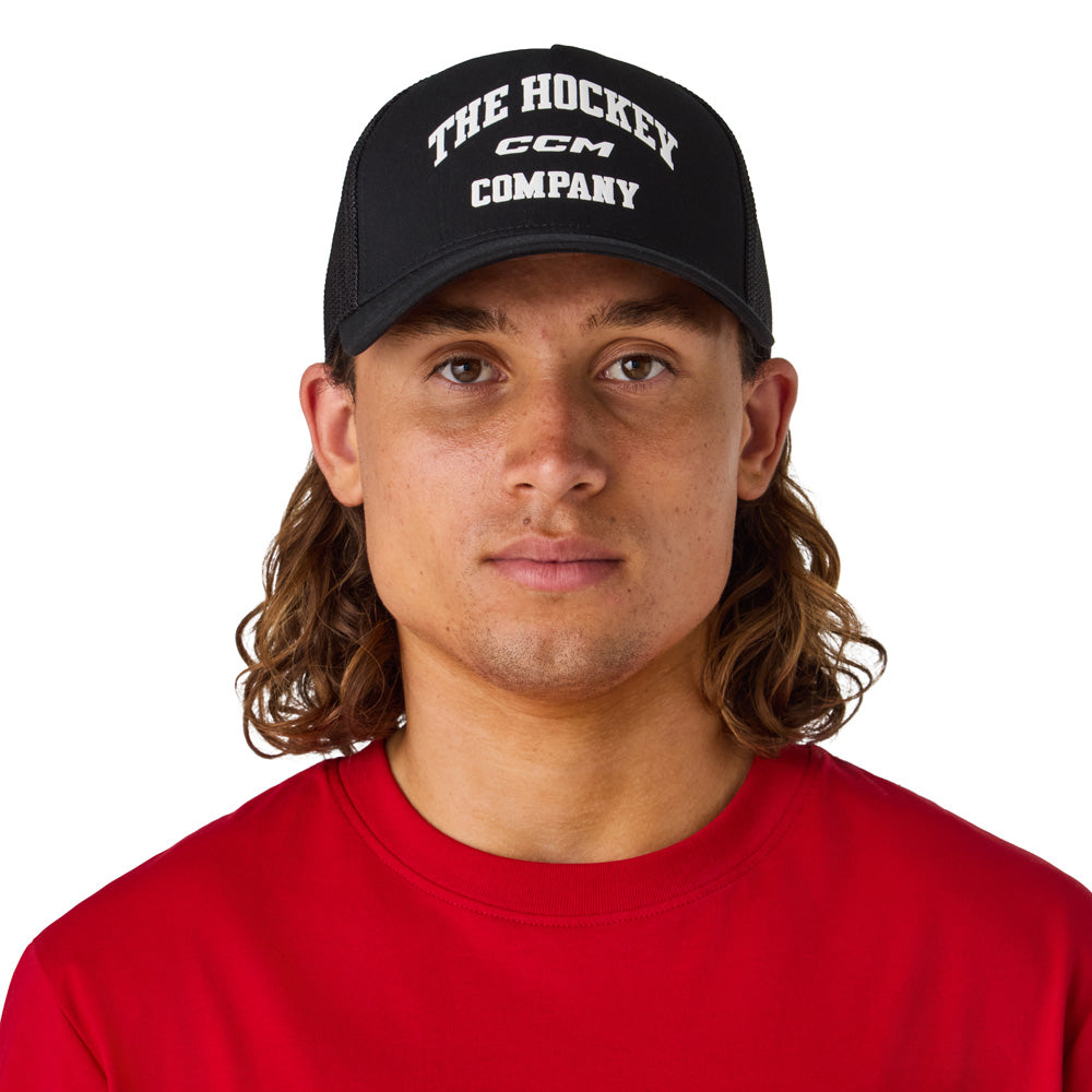 CCM Athleisure Adult Black Trucker Hat