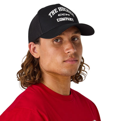 CCM Athleisure Adult Black Trucker Hat