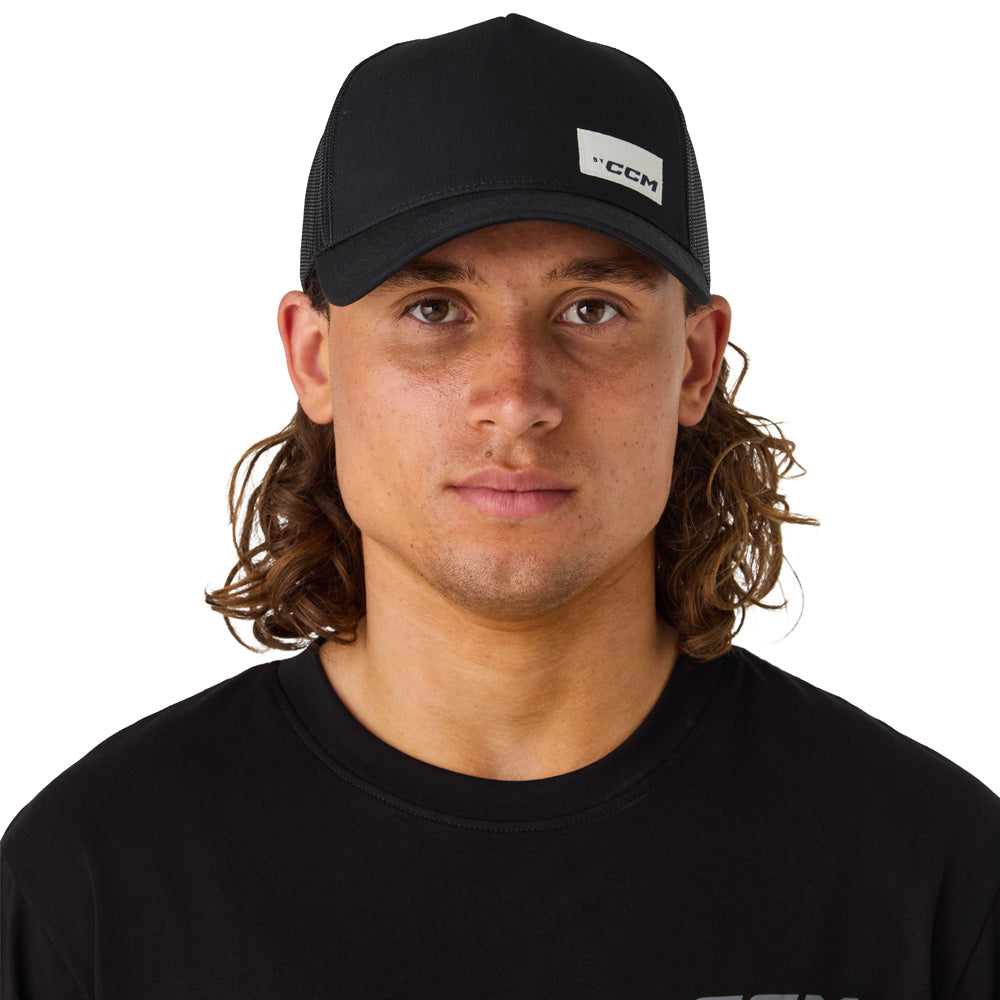 CCM Casual Black Trucker Hat