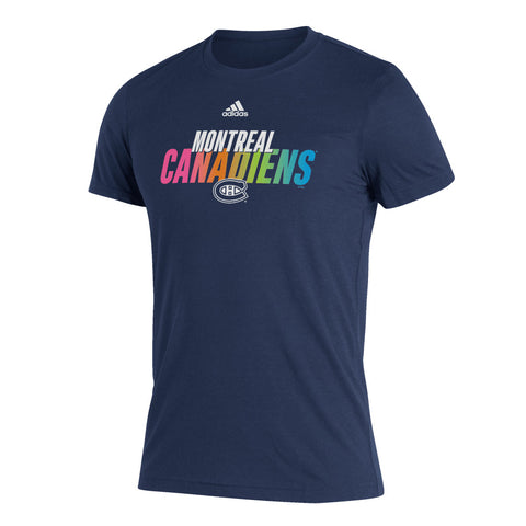 ADIDAS MONTREAL CANADIENS BLEND NAVY T SHIRT