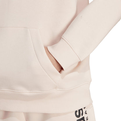 ADIDAS ALL SZN FLEECE GRAPHIC HOODIE CREAM/BLACK