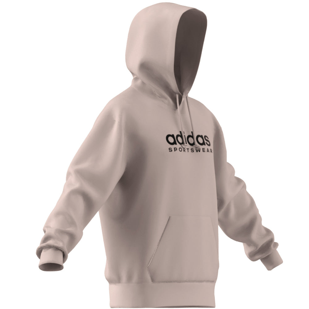 ADIDAS ALL SZN FLEECE GRAPHIC HOODIE CREAM/BLACK