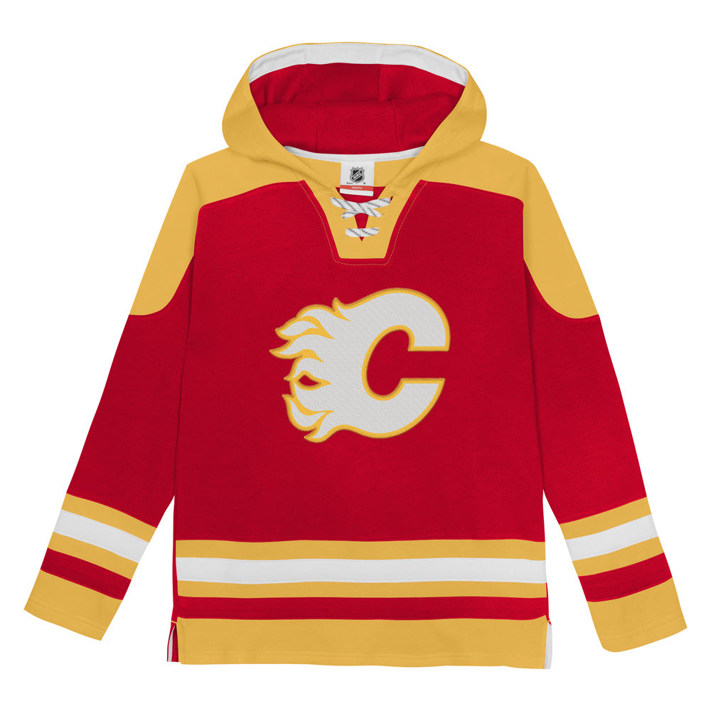 Outerstuff Calgary Flames Ageless Children's Red Hoodie