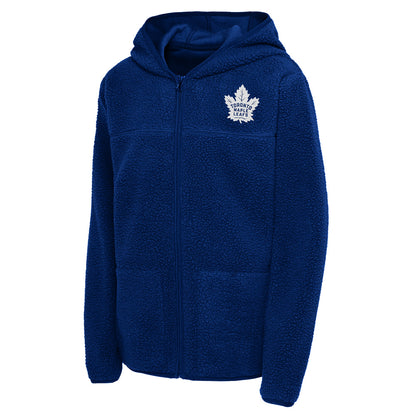 Outerstuff Toronto Maple Leafs Top Scorer Mixed Media Blinded Children's Sherpa Hoodie