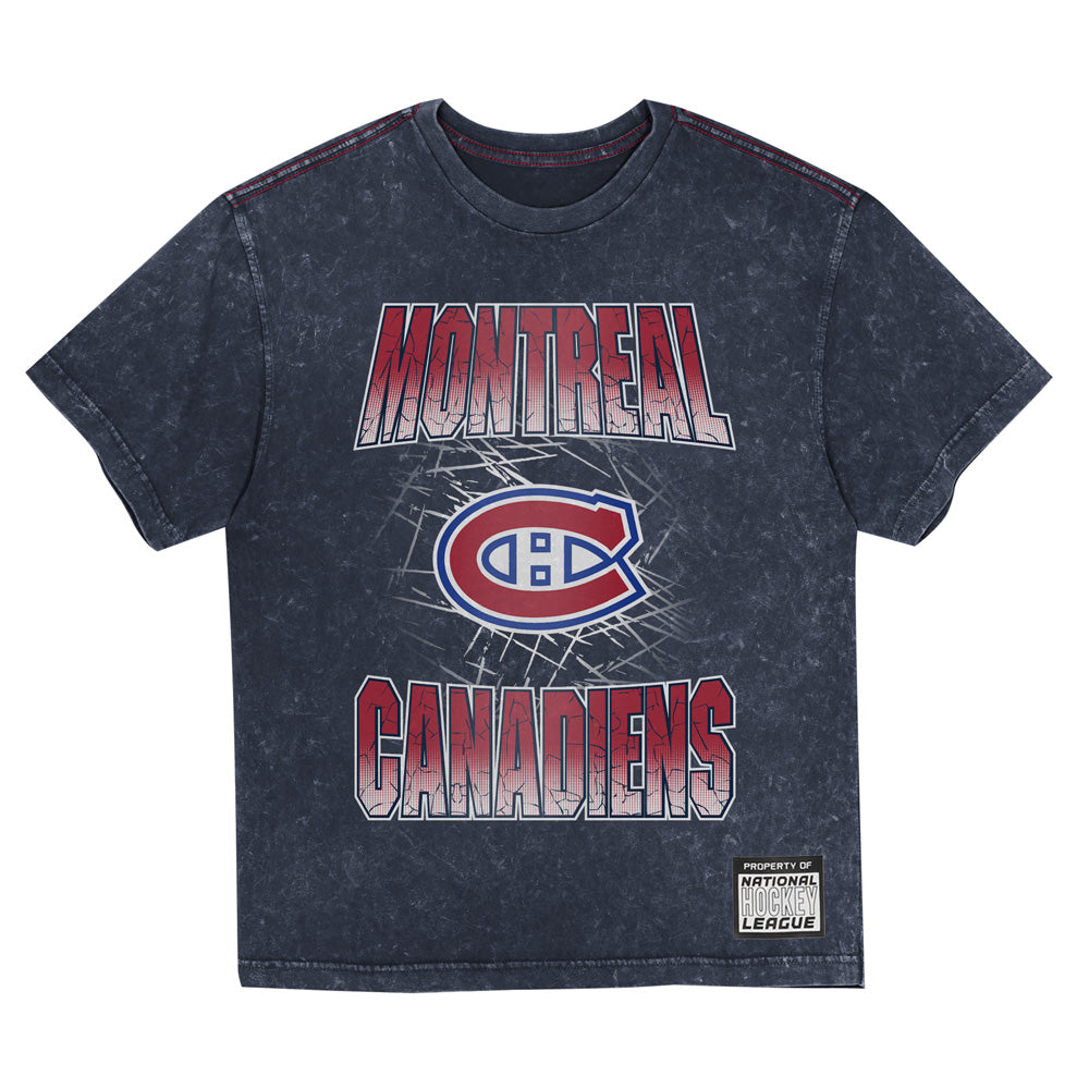 Outerstuff Montreal Canadiens Time To Shine Mineral Wash Children's Navy T Shirt