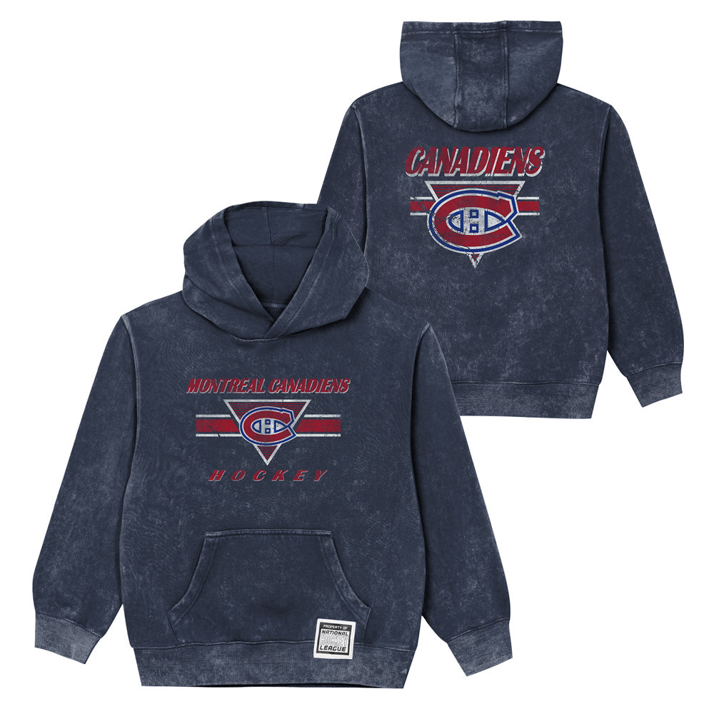 Outerstuff Montreal Canadiens Stellar Mineral Wash Children's Fleece Hoodie