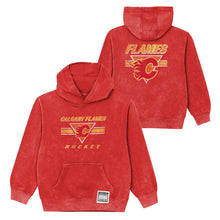 Outerstuff Calgary Flames Stellar Mineral Wash Children's Fleece Hoodie