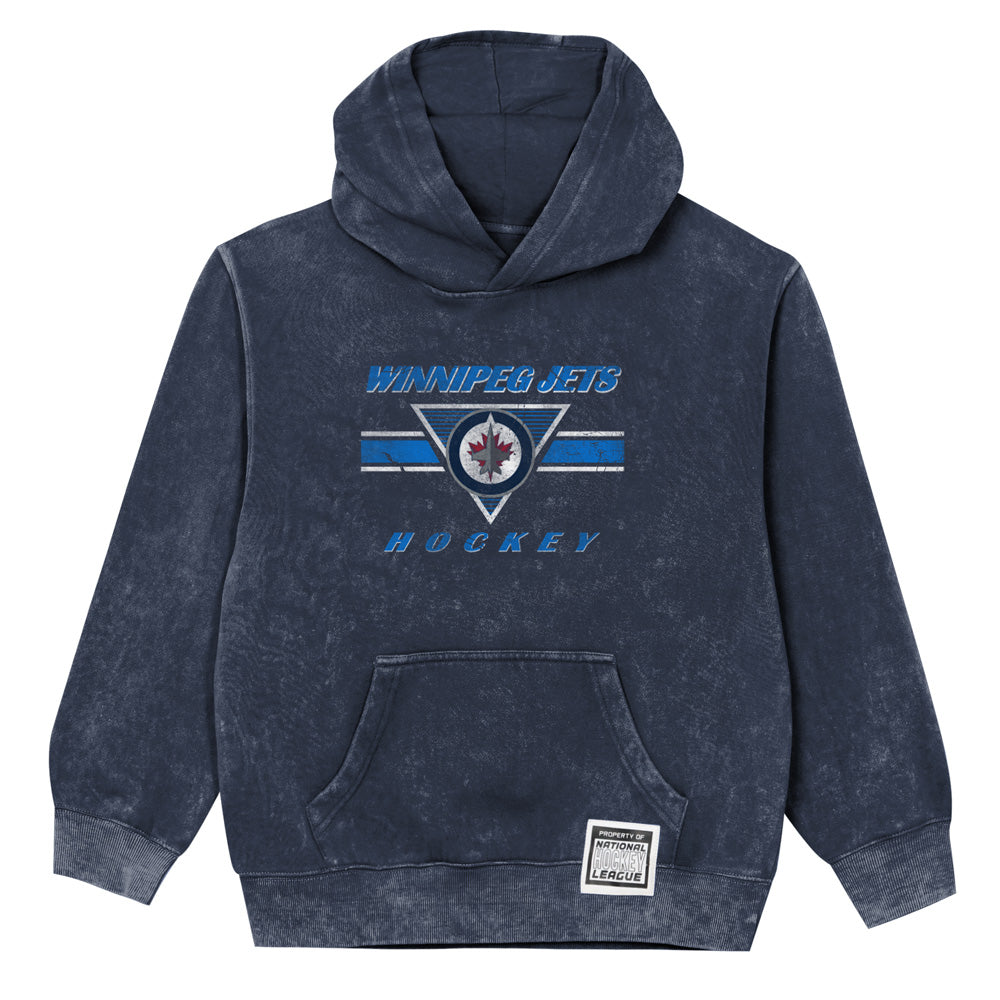 Outerstuff Winnipeg Jets Stellar Mineral Wash Children's Fleece Hoodie
