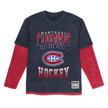Outerstuff Montreal Canadiens Storm Bringer Mineral Wash Two-Fer Children's Shirt