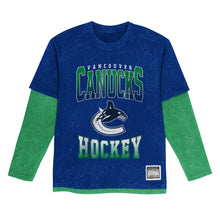 Outerstuff Vancouver Canucks Storm Bringer Mineral Wash Two-Fer Children's Shirt