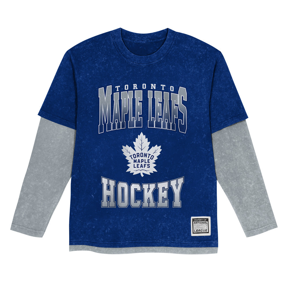 Outerstuff Toronto Maple Leafs Storm Bringer Mineral Wash Two-Fer Children's Shirt