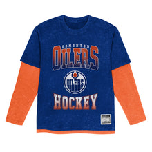 Outerstuff Edmonton Oilers Storm Bringer Mineral Wash Two-Fer Children's Shirt