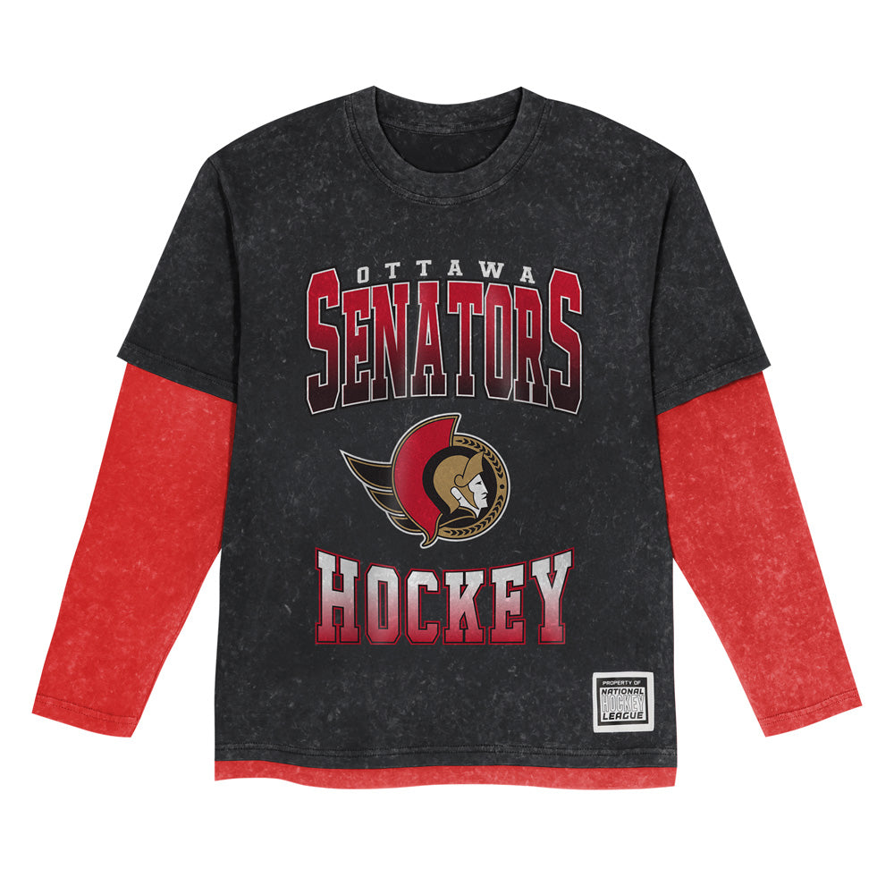 Outerstuff Ottawa Senators Storm Bringer Mineral Wash Two-Fer Children's Shirt
