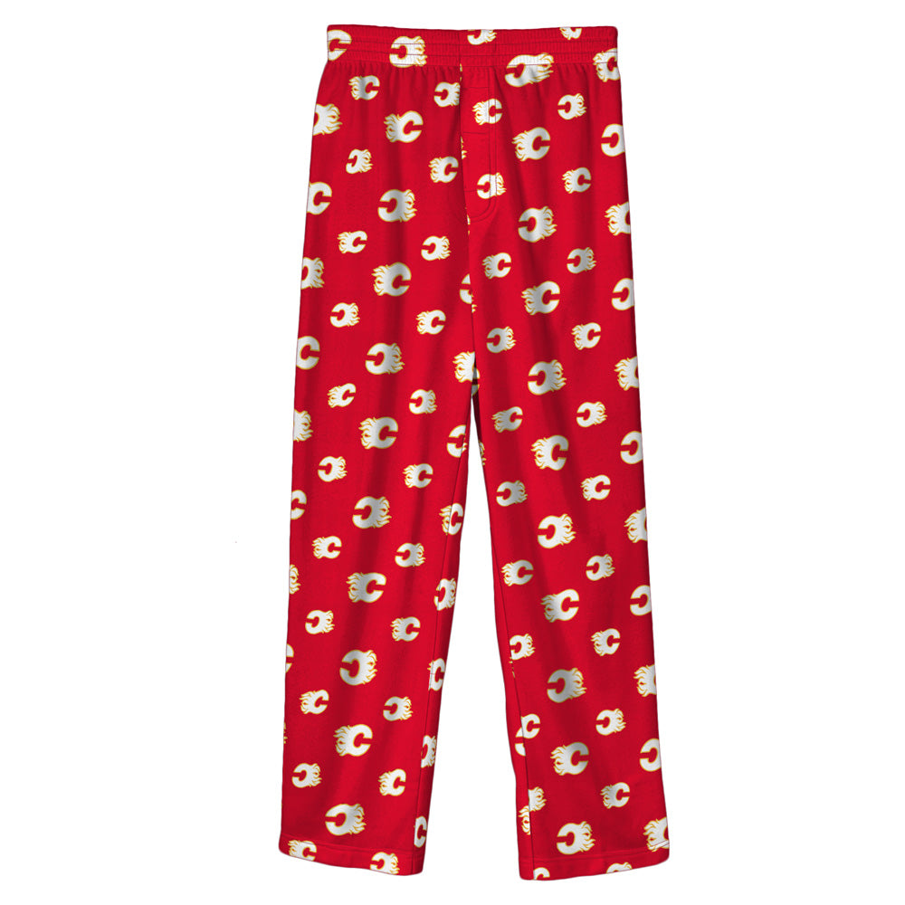 Outerstuff Calgary Flames Children's Team Coloured Printed Pants