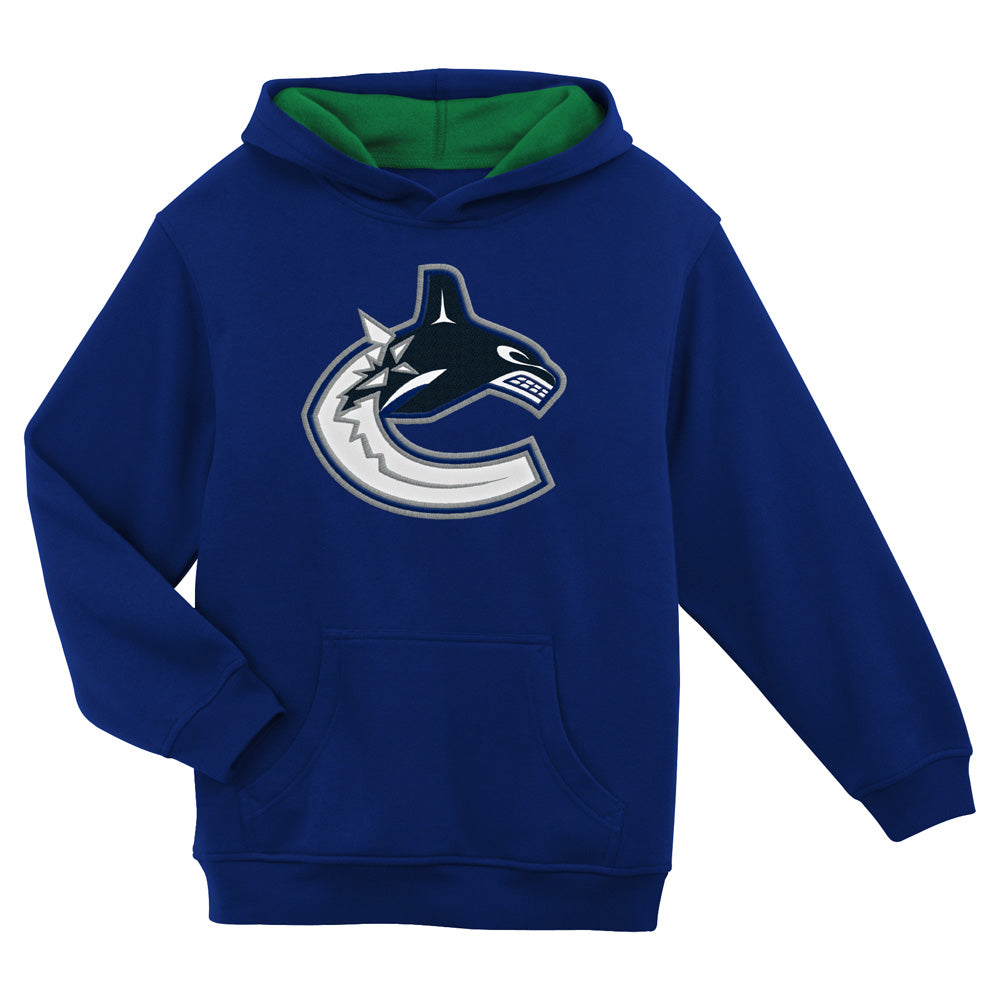 Outerstuff Vancouver Canucks Prime Children's Blue Fleece Pullover Hoodie