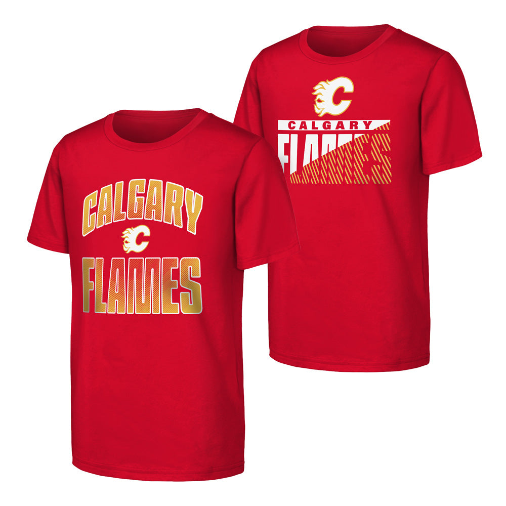 Outerstuff Calgary Flames Never Quit Youth T Shirts - 2 Pack