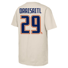 Outerstuff Edmonton Oilers Leon Draisaitl Alternate Logo Name And Number Children's Cream T Shirt