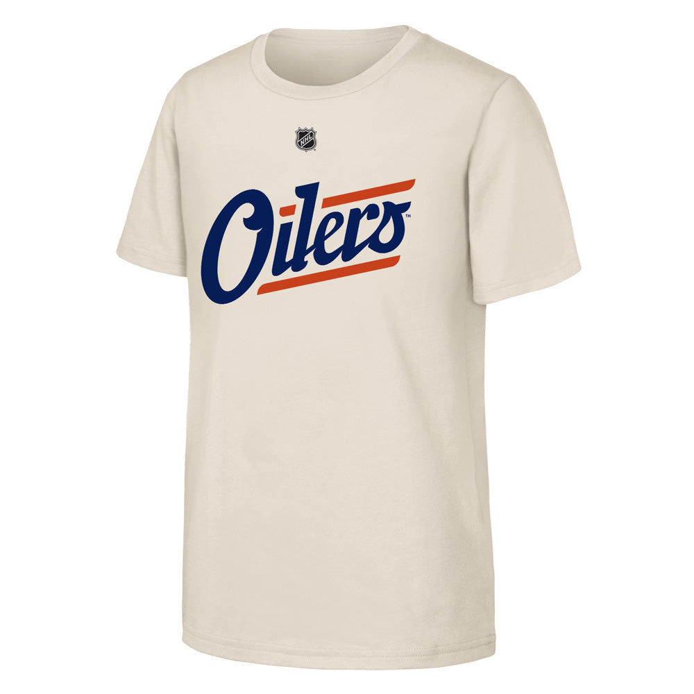 Outerstuff Edmonton Oilers Alternate Logo Children's Cream T Shirt