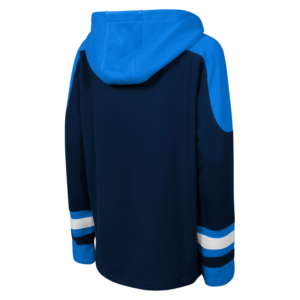 Outerstuff Winnipeg Jets Ageless Youth Dark Blue Hoodie