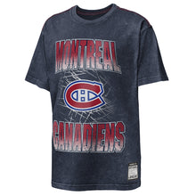Outerstuff Montreal Canadiens Time To Shine Mineral Wash Youth Navy T Shirt