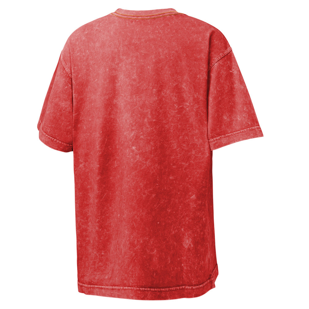 Outerstuff Calgary Flames Time To Shine Mineral Wash Youth Red T Shirt