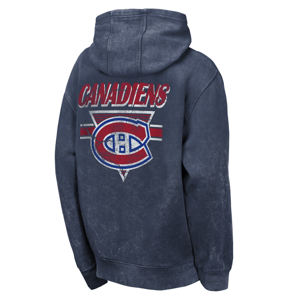 Outerstuff Montreal Canadiens Mineral Wash Youth Fleece Hoodie