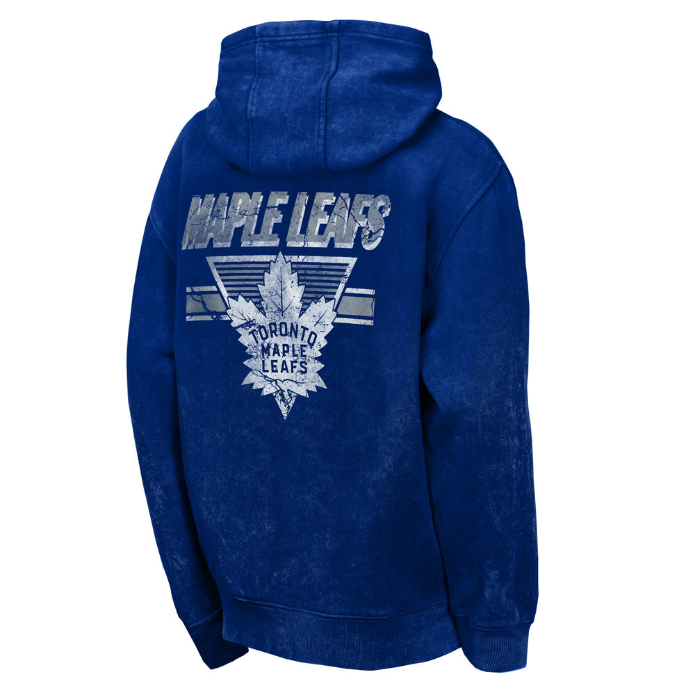 Outerstuff Toronto Maple Leafs Mineral Wash Youth Fleece Hoodie