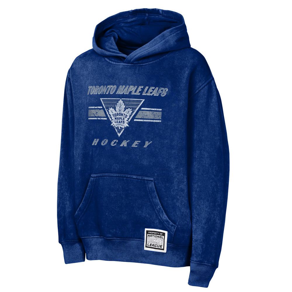 Outerstuff Toronto Maple Leafs Mineral Wash Youth Fleece Hoodie