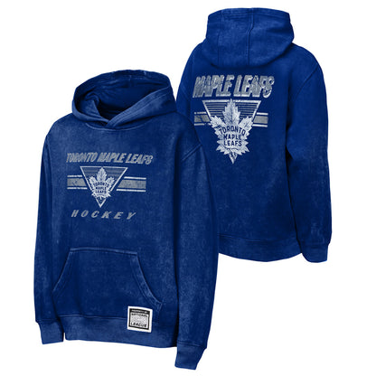 Outerstuff Toronto Maple Leafs Mineral Wash Youth Fleece Hoodie