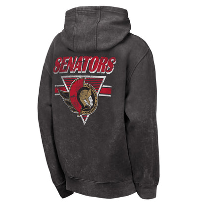 Outerstuff Ottawa Senators Mineral Wash Youth Fleece Hoodie