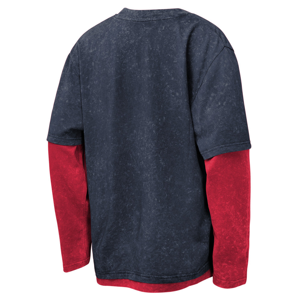 Outerstuff Montreal Canadiens Mineral Wash Two-Fer Youth Shirt