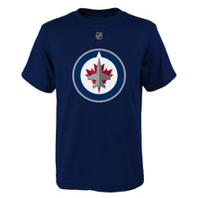 Outerstuff Winnipeg Jets Connor Hellebuyck Name And Number Youth Navy T Shirt