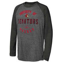 Outerstuff Ottawa Senators Beveled Youth Triblend Raglan Shirt
