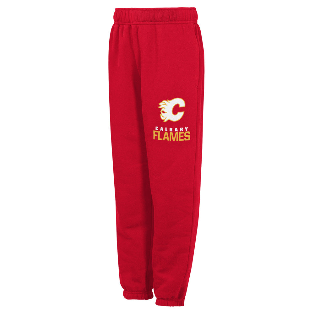Outerstuff Calgary Flames Instant Hit Youth Fleece Pants