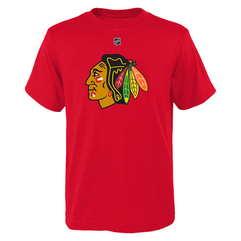 CHICAGO BLACKHAWKS CONNOR BEDARD YOUTH PLAYER T SHIRT
