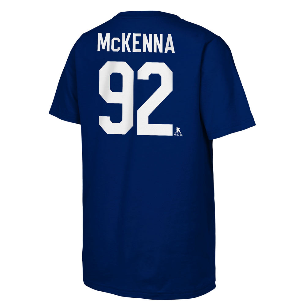 Outerstuff Toronto Maple Leafs Gavin McKenna Name And Number Youth Blue T Shirt