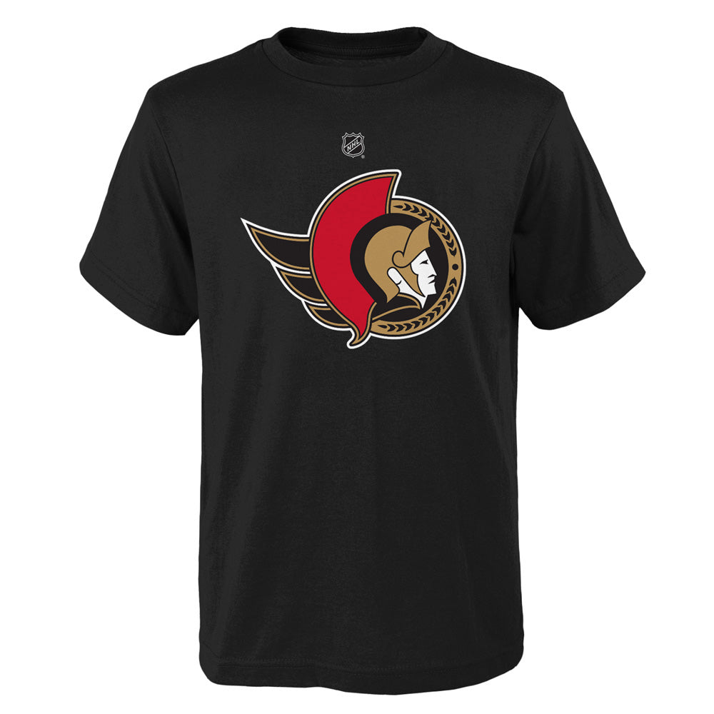 OTTAWA SENATORS YOUTH PRIMARY LOGO BLACK T SHIRT