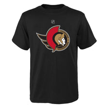 OTTAWA SENATORS YOUTH PRIMARY LOGO BLACK T SHIRT