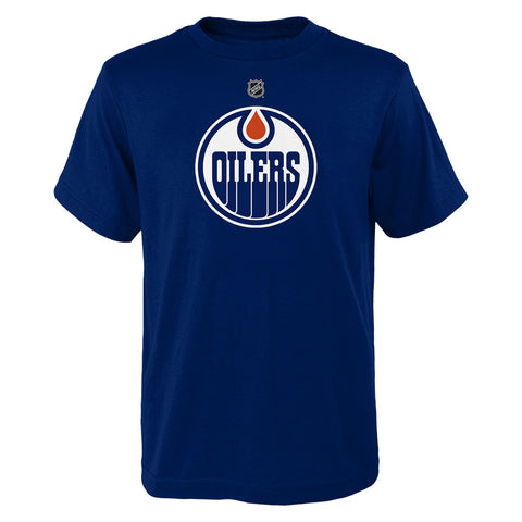 EDMONTON OILERS PRIMARY LOGO YOUTH BLUE T SHIRT