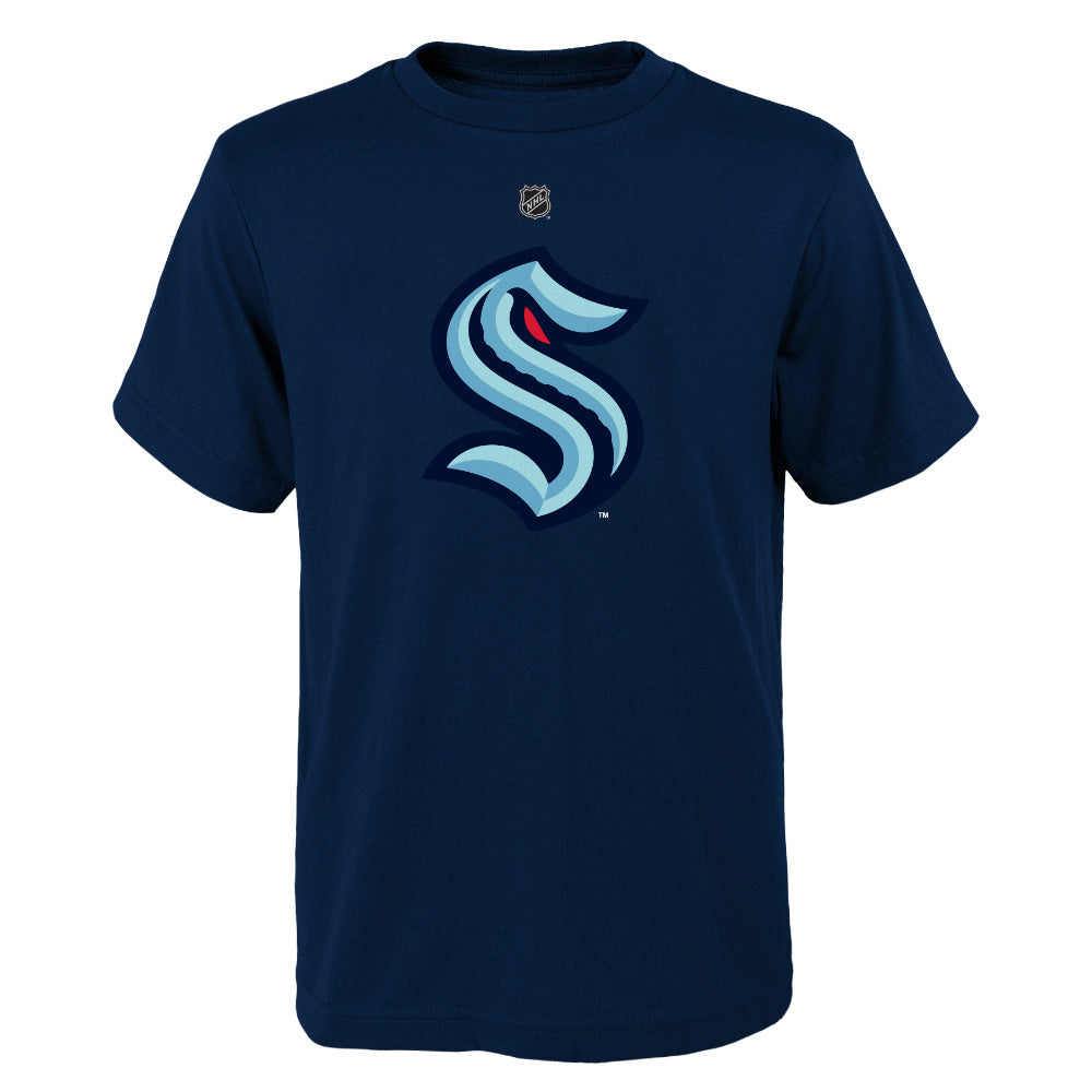 SEATTLE KRAKEN YOUTH PRIMARY LOGO NAVY T SHIRT