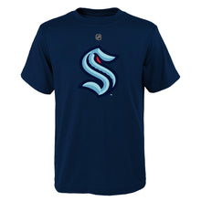 SEATTLE KRAKEN YOUTH PRIMARY LOGO NAVY T SHIRT