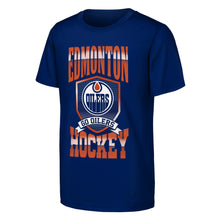 Outerstuff Edmonton Oilers Big Shield Children's Blue T Shirt
