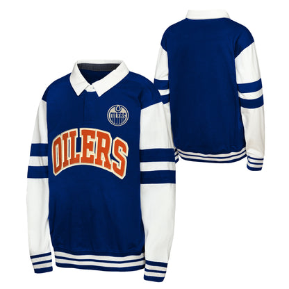 Children's Edmonton Oilers Fielder MVP Longsleeve Blue