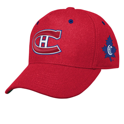 MONTREAL CANADIENS YOUTH REISSUE PRECURVED SNAPBACK HAT
