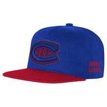 Outerstuff Montreal Canadiens Essentials Youth Flat Brim Snapback Hat